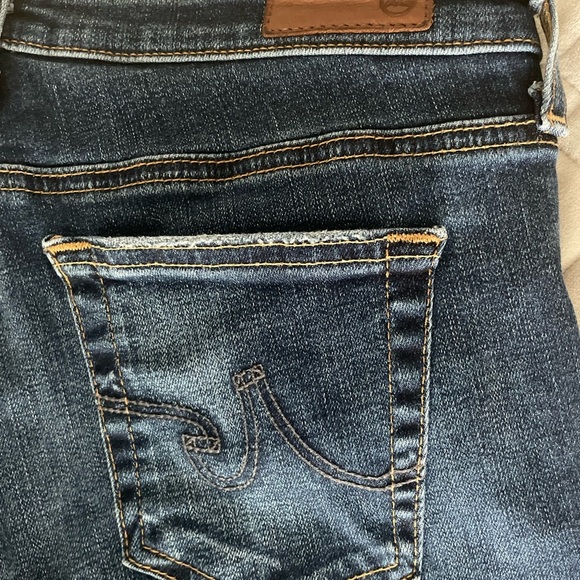 AG Adriano Goldschmied The Stevie Roll Up Slim Straight Jeans Size 27 - Picture 6 of 12